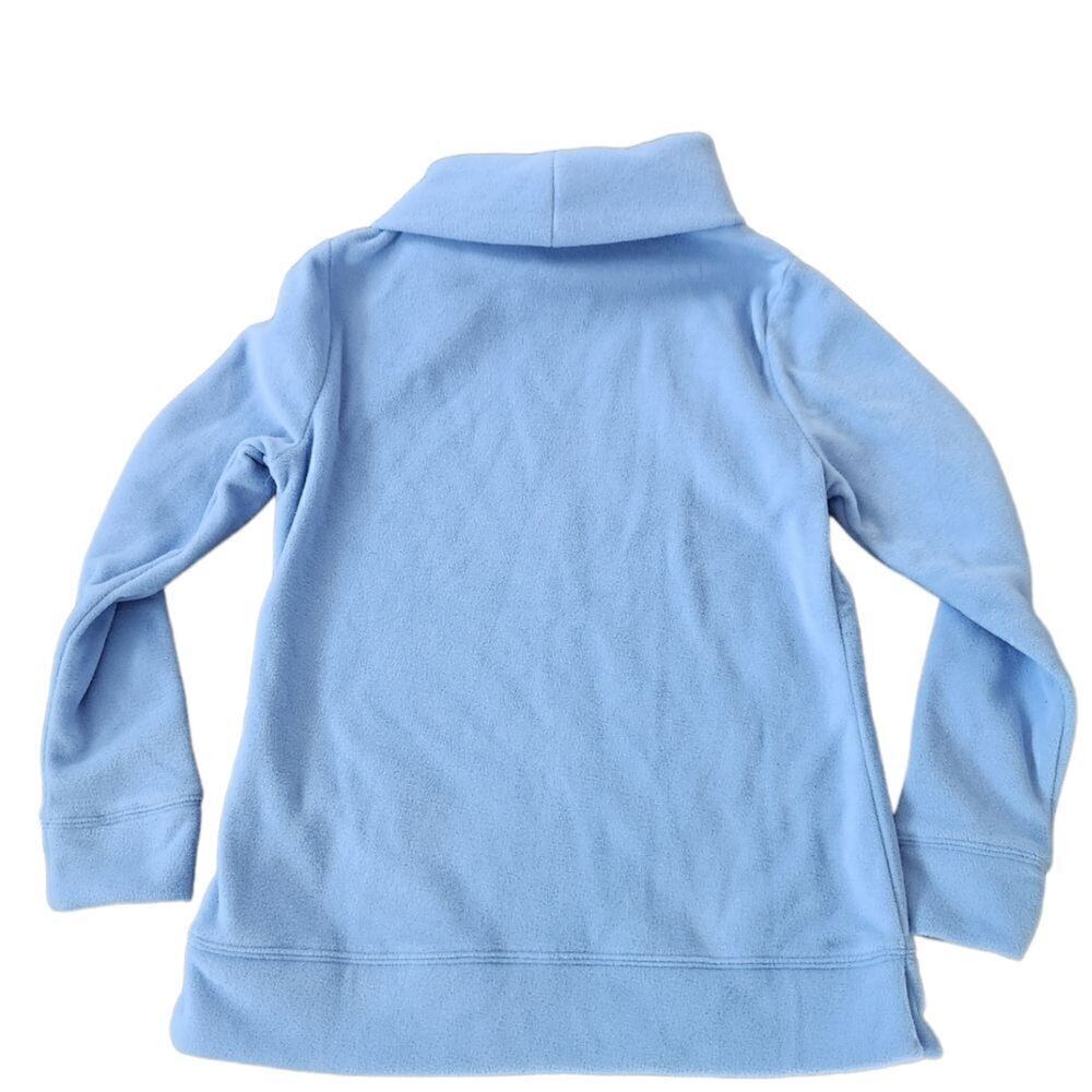 Talbots Microfleece Funnel Neck Pullover - Picture 3 of 7